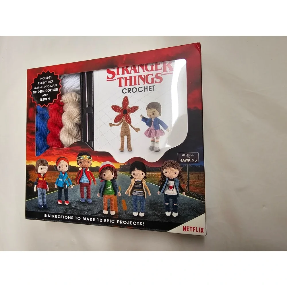 New Thunder Bay Press Netflix Stranger Things Crochet Kit in original‎ packaging